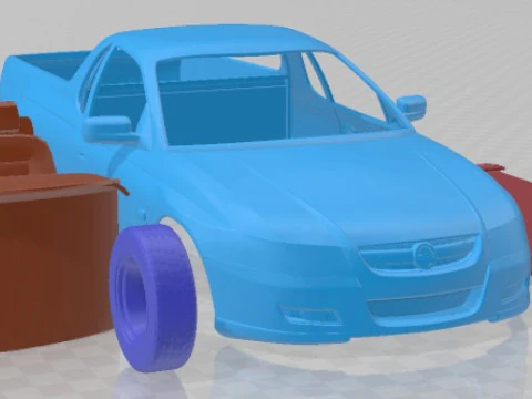 Holden Ute VZ 2004 Printable Car 3D Print Model