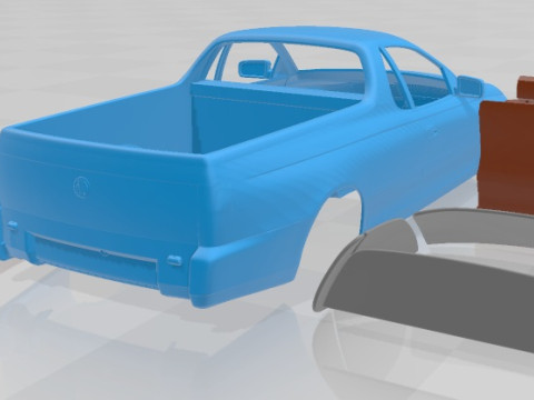 Holden Ute VZ 2004 Printable Car 3D-printmodel