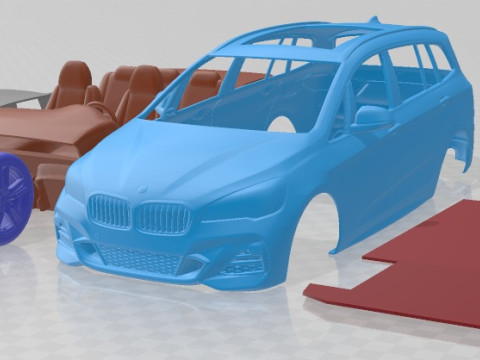 2 Gran Tourer M Pack 2019 Printable Car Modelo de impresión 3D