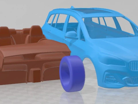 2 Gran Tourer M Pack 2019 Printable Car 3D Print Model