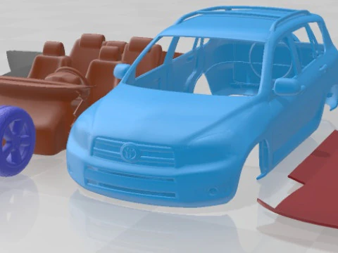 Toyota Rav 4 2006 Printable Car 3D Print Model