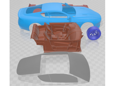 Aston Martin DB9 2013 Printable Car 3D Принт Модель