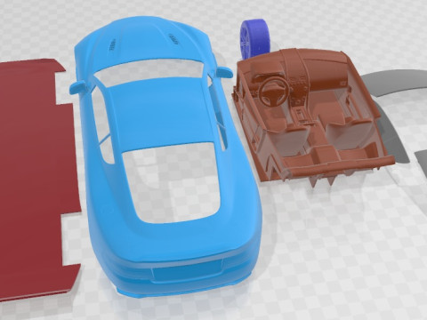 Aston Martin DB9 2013 Printable Car 3D Принт Модель