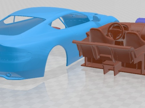 Aston Martin DB9 2013 Printable Car 3D Принт Модель