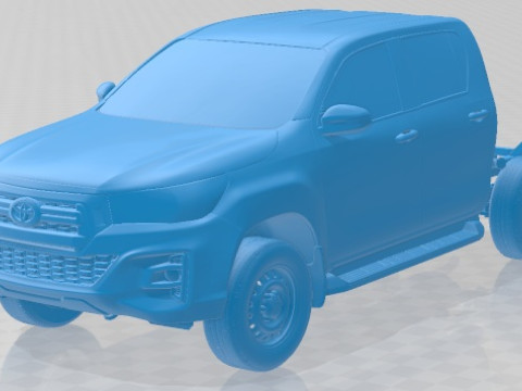 Toyota Hilux Double Cab SR 2019 Printable Car 3D Print Model