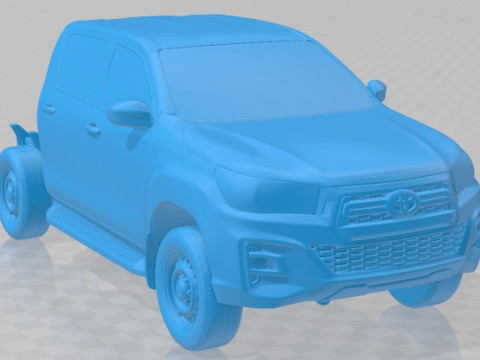 Toyota Hilux Double Cab SR 2019 Printable Car 3D Print Model