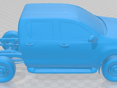 Toyota Hilux Double Cab SR 2019 Printable Car 3D Print Model