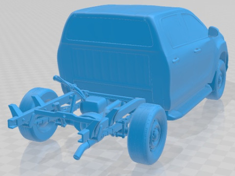 Toyota Hilux Double Cab SR 2019 Printable Car 3D Print Model