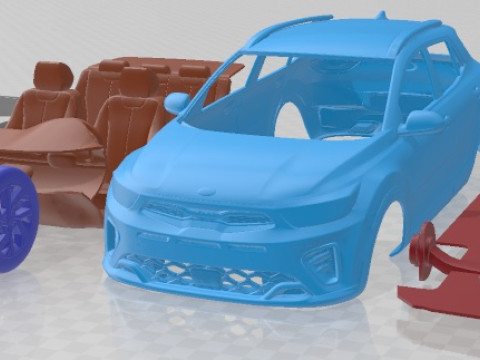 Kia Stonic GT Line 2021 Printable Car 3D-Druckmodell