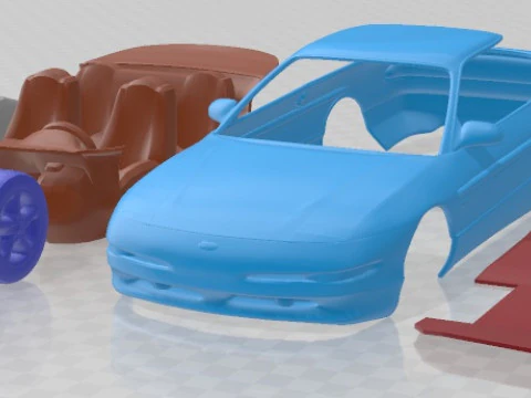 प्रोब जीटी 1995 प्रिंट करने योग्य कार 3D प्रिंट मॉडल