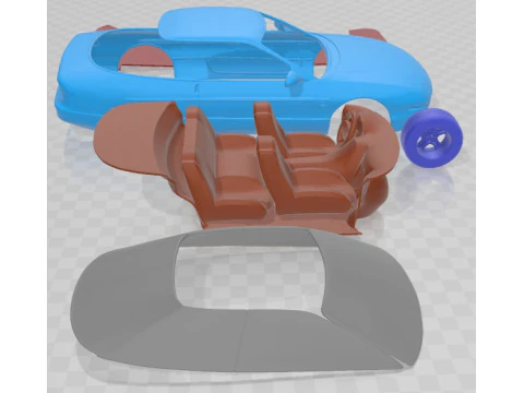 Probe GT 1995 Printable Car 3D Print Model