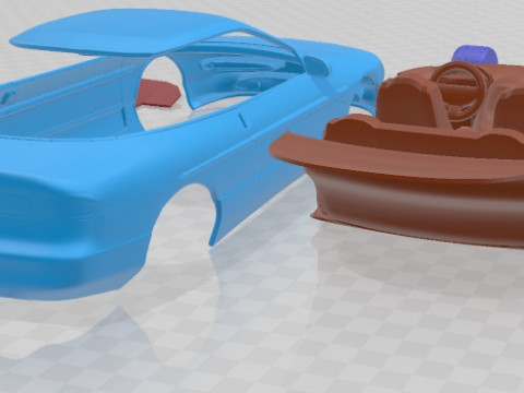 Probe GT 1995 Printable Car 3Dプリントモデル