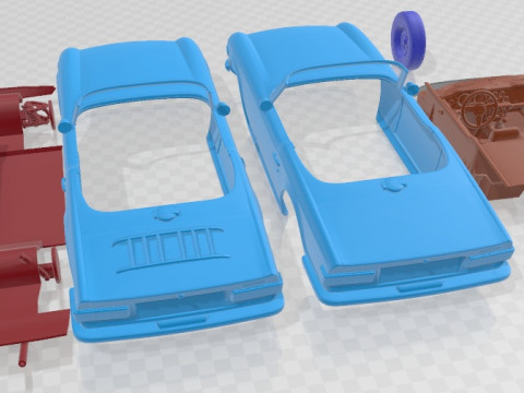 Triumph TR6 1968 Printable Car Modèles 3D en vedette