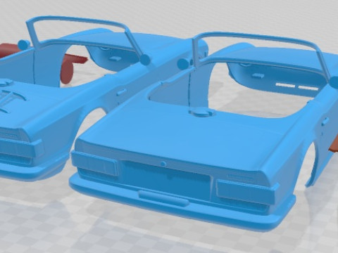 Triumph TR6 1968 Printable Car Modèles 3D en vedette