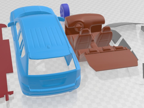 Jeep Compass 2011 Printable Car 3D Print Model