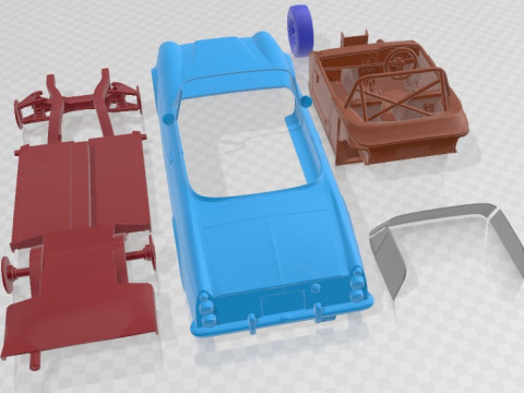 Datsun 2000 Sports 1968 Printable Car 3Dプリントモデル
