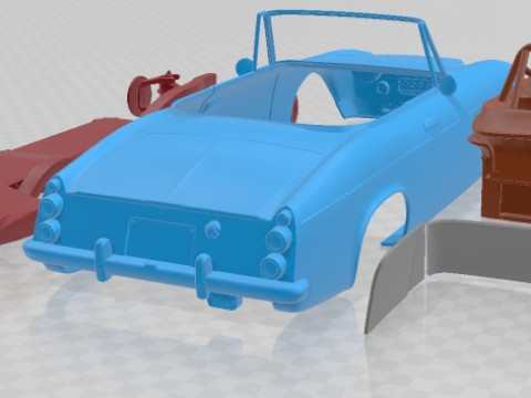 Datsun 2000 Sports 1968 Printable Car 3Dプリントモデル