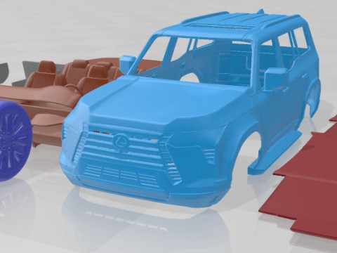 Lexus GX 2024 Printable Car 3D Print Model