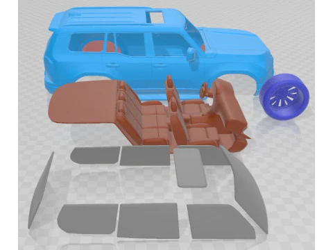 Lexus GX 2024 Printable Car 3D Print Model