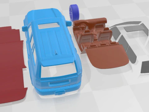 Lexus GX 2024 Printable Car 3D Print Model