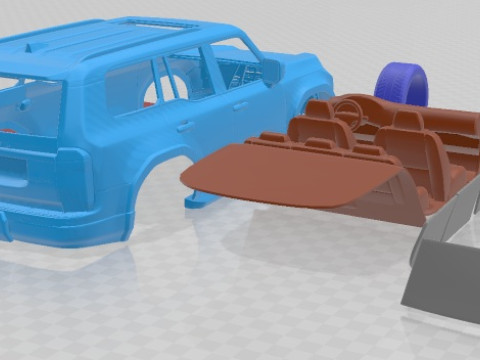 Lexus GX 2024 Printable Car 3D Принт Модель