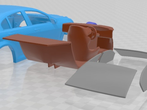 Holden Commodore VF 2013 Printable Car 3D 프린트 모델