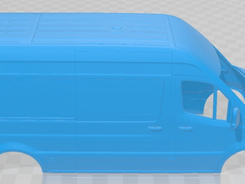 Mercedes Benz Sprinter Panel L2H2 2019 Printable Body Van 3D 프린트 모델