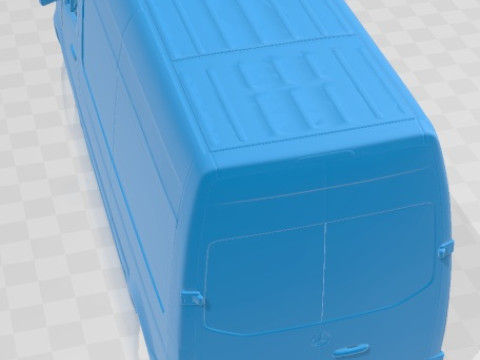 Mercedes Benz Sprinter Panel L2H2 2019 Printable Body Van 3D 프린트 모델