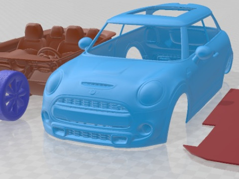 Mini S 2015 Printable Car 3D प्रिंट मॉडल