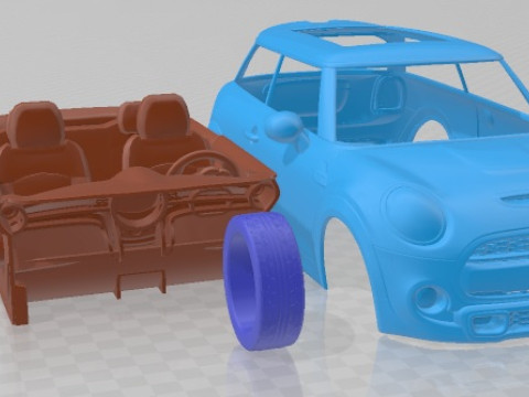 Mini S 2015 Printable Car 3D 프린트 모델