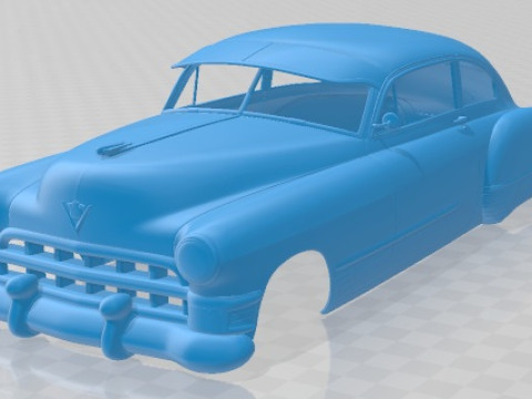 Cadillac 1949 Sedanette Series 62 Coupe Printable Body Car 3Dプリントモデル