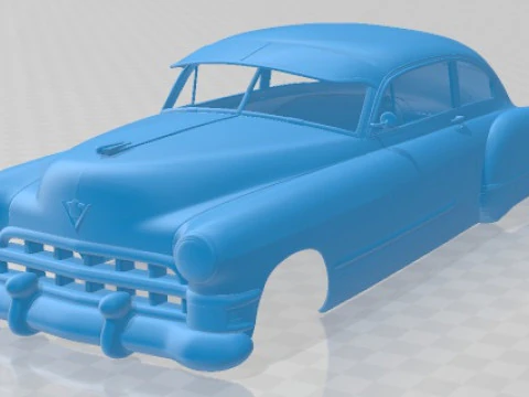 Cadillac 1949 Sedanette Series 62 Coupe Printable Body Car 3D Print Model