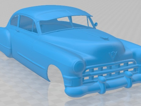 Cadillac 1949 Sedanette Series 62 Coupe Printable Body Car 3D प्रिंट मॉडल