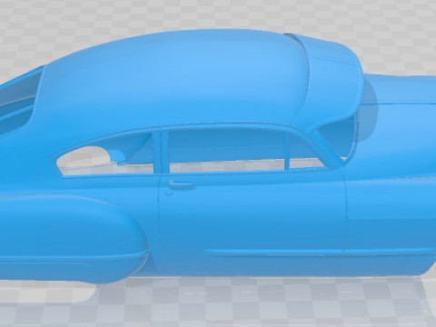 Cadillac 1949 Sedanette Series 62 Coupe Printable Body Car 3D प्रिंट मॉडल