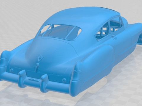Cadillac 1949 Sedanette Series 62 Coupe Printable Body Car 3D प्रिंट मॉडल