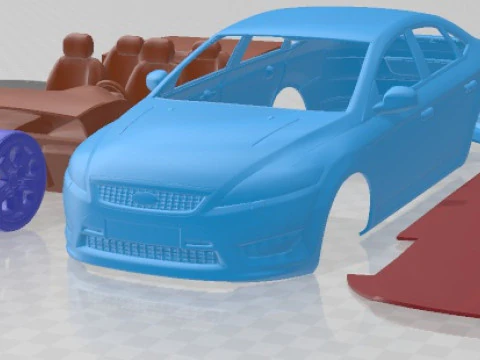 Mondeo 2008 Printable Car 3D Print Model