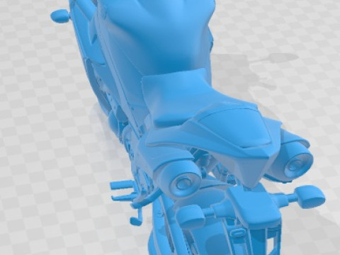 Yamaha YZF R1 2010 Printable Motorbike 3D Baskı Modeli