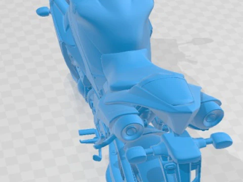 Yamaha YZF R1 2010 Printable Motorbike 3D Print Model