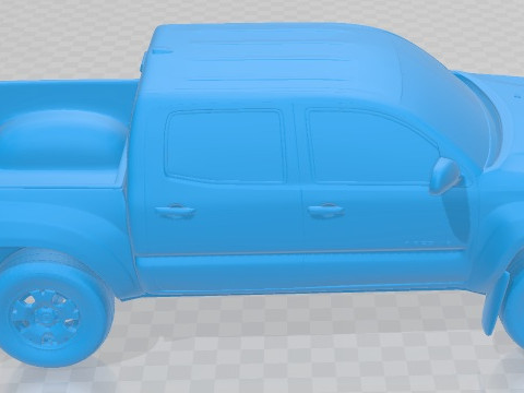 Toyota Tacoma Double Cab 2011 Printable Car 3D Print Model