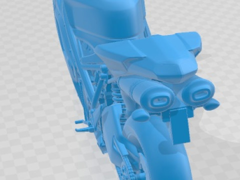Ducati 1198 Printable Motorbike 3D-Druckmodell
