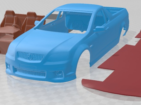 Holden VE II Commodore Ute SSV 2011 Printable Car 3D प्रिंट मॉडल