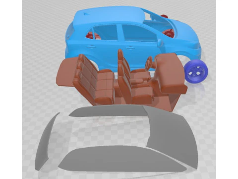 Kia Picanto GT Line 2021 Printable Car 3D Print Model