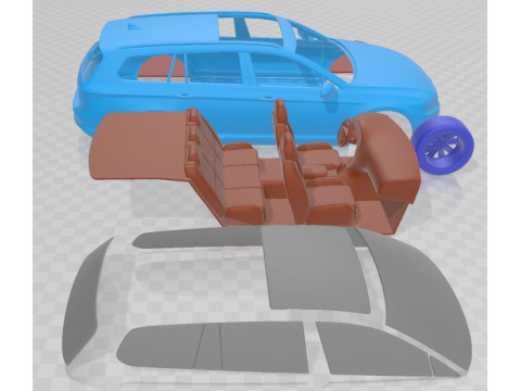 Volkswagen Passat Variant 2020 Printable Car Modelo de Impressão 3D