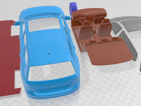 Volkswagen Passat Variant 2020 Printable Car 3D Print Model