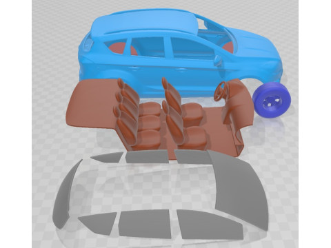 Kuga 2012 Printable Car 3D 打印模型