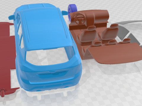 Kuga 2012 Printable Car 3D 打印模型