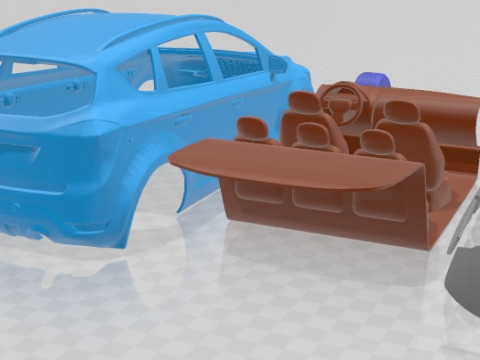 Kuga 2012 Printable Car 3D 打印模型