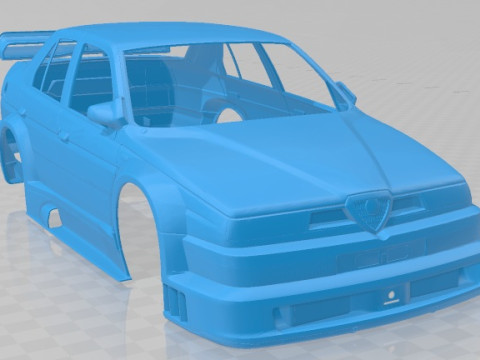 Alfa Romeo 155 V6 TI Printable Body Car Model do druku 3D