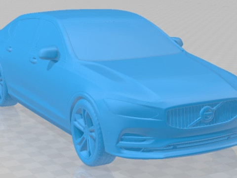 Volvo S90 Printable Car Model Cetak 3D