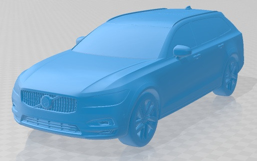 Volvo V90 Cross Country 2020 afdrukbare auto 3D printmodel .c4d .max .obj .3ds .fbx .stl .blend 